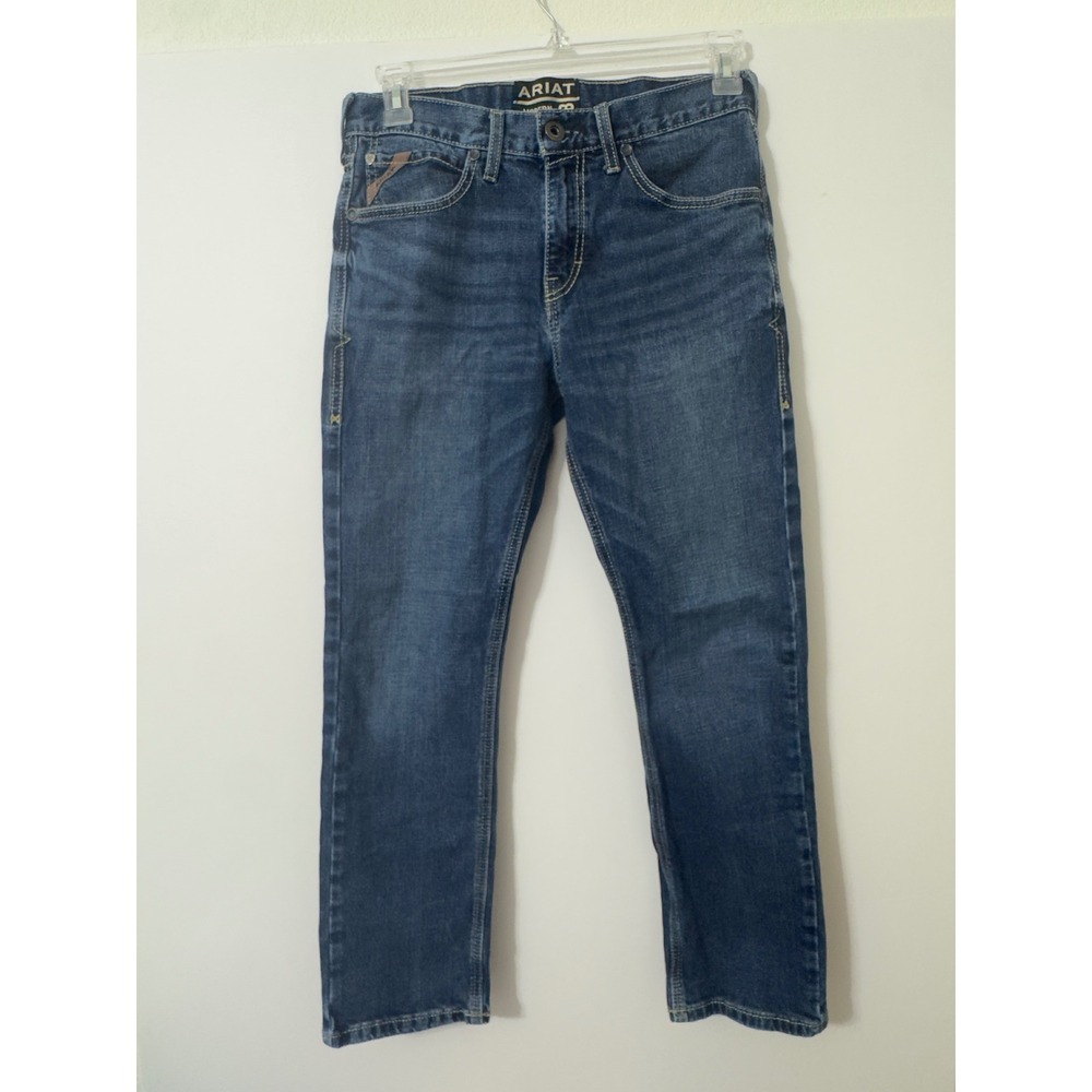 Ariat M8 Modern Slim Leg Jeans Mens 32x30 Blue Medium Wash Excellent Stretch